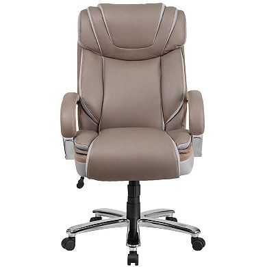 Flash Furniture Big & Tall LeatherSoft Executive Swivel Ergonomic Office Chair