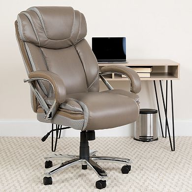 Flash Furniture Big & Tall LeatherSoft Executive Swivel Ergonomic Office Chair