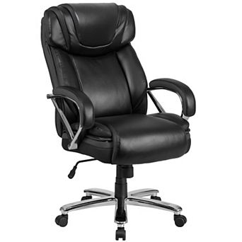 Flash Furniture Big & Tall LeatherSoft Executive Swivel Ergonomic Office Chair