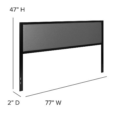 Flash Furniture Metal Upholstered Headboard - Modern Headboard