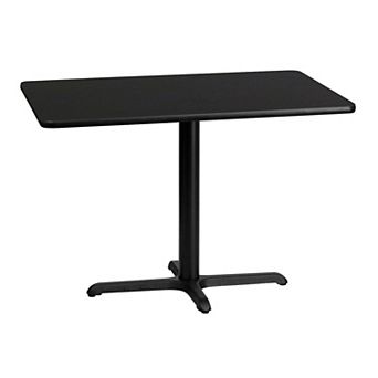 Flash Furniture 30'' x 42'' Rectangular Laminate Table Top w/ 23.5'' x 29.5'' Table Height Base