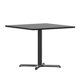 Flash Furniture 36'' Square Laminate Table Top with 30'' x 30'' Table Height Base