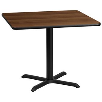 Flash Furniture 36'' Square Laminate Table Top with 30'' x 30'' Table Height Base