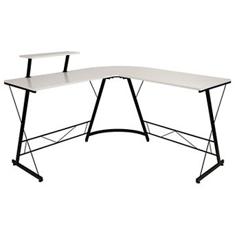Flash Furniture L-Shaped Computer Desk, Gaming Desk, Home Office Desk