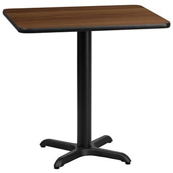 Flash Furniture 24'' x 30'' Rectangular Laminate Table Top with 22'' x 22'' Table Height Base