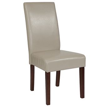 Flash Furniture Tufted Parsons Chair with Side Panel Detail