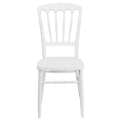 Flash Furniture Resin Stacking Napoleon Chair