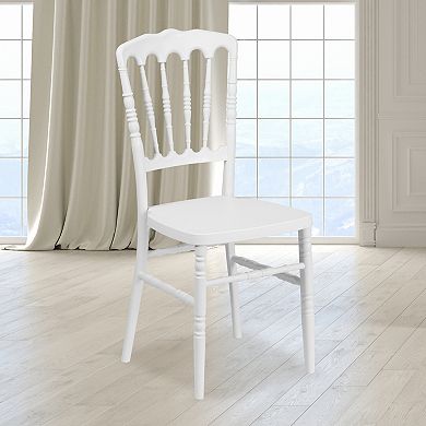 Flash Furniture Resin Stacking Napoleon Chair