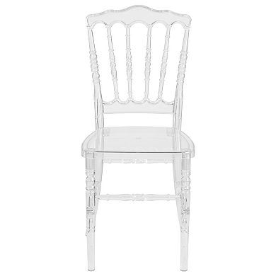 Flash Furniture Crystal Ice Napoleon Stacking Chair - Event Seating - Hospitality Seating
