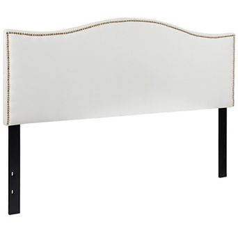 Flash Furniture Arched Upholstered Headboard with Accent Nail Trim