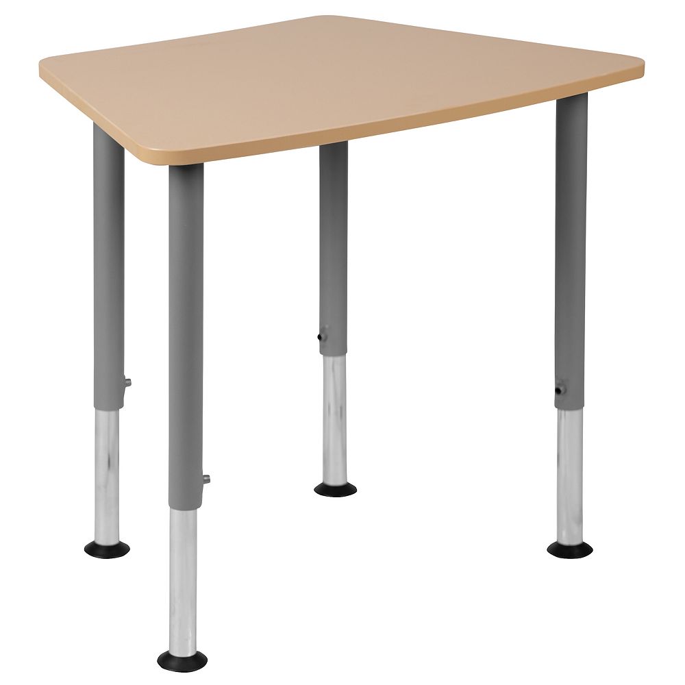 Flash Furniture Hex Collaborative Adjustable Student Desk - Home and ...