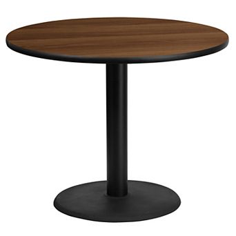 Flash Furniture 36'' Round Laminate Table Top with 24'' Round Table Height Base
