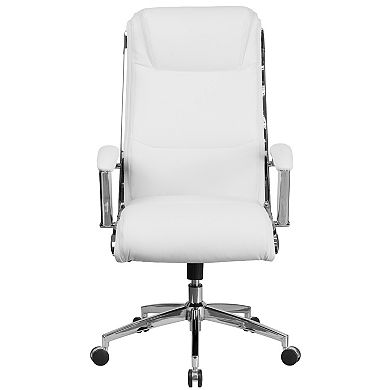 Flash Furniture High Back Designer Smooth Upholstered Executive Swivel Office Chair