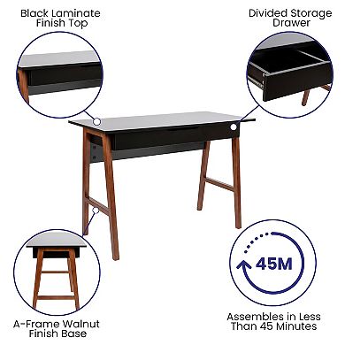 Flash Furniture Home Office Writing Computer Desk with Drawer - Table Desk
