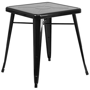 Flash Furniture 23.75'' Square Metal Indoor-Outdoor Table