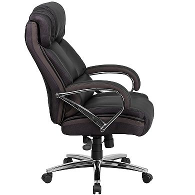 Flash Furniture Big & Tall 500 lb. Rated LeatherSoft Ergonomic Office Chair w/ Chrome Base