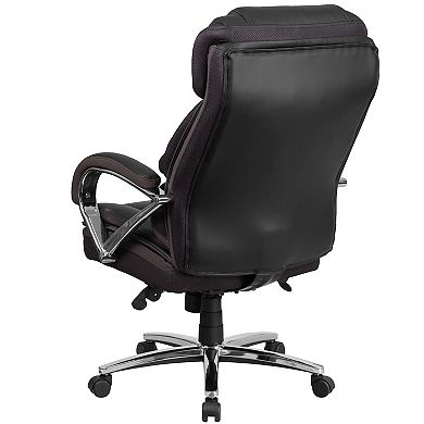 Flash Furniture Big & Tall 500 lb. Rated LeatherSoft Ergonomic Office Chair w/ Chrome Base