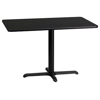 Flash Furniture 24'' x 42'' Rectangular Laminate Table Top w/ 23.5'' x 29.5'' Table Height Base