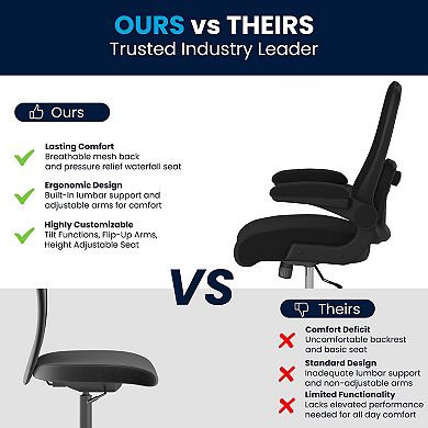 Flash Furniture Big & Tall 500 lb. Mesh Executive Swivel Ergonomic Office Chair