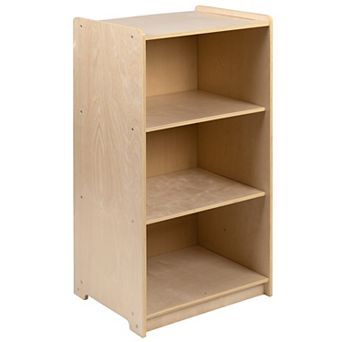 Flash Furniture Wooden School Classroom Storage Cabinet/Bookshelf for Commercial or Home Use