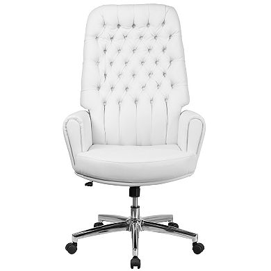 Flash Furniture High Back Traditional Tufted LeatherSoft Executive Swivel Office Chair
