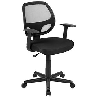 Flash Furniture Mid-Back Mesh Swivel Ergonomic Task Office Chair - Arms