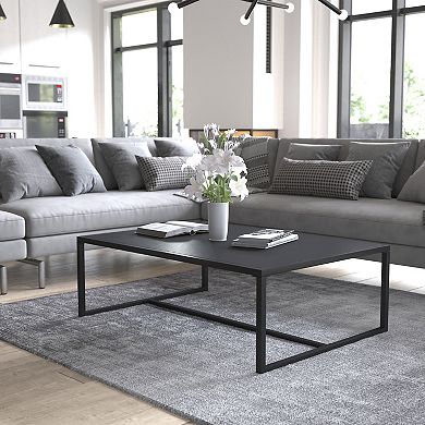 Flash Furniture All-Weather Commercial Grade Indoor/Outdoor Steel Patio Coffee Table