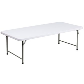 Flash Furniture 4.93-Foot Kid's Plastic Folding Activity Table - Play Table
