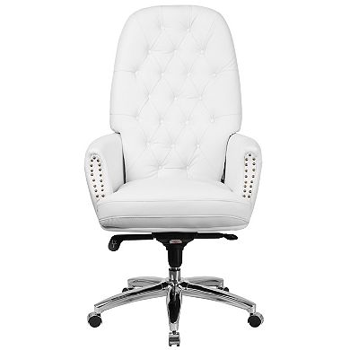 Flash Furniture High Back Tufted LeatherSoft Executive Swivel Ergonomic Office Chair