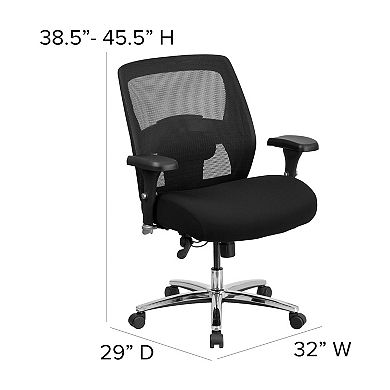 Flash Furniture 24/7 Intensive Use Big & Tall 500 lb. Rated Mesh Ergonomic Office Chair