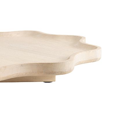 Alezar Wood Lazy Susan Tray