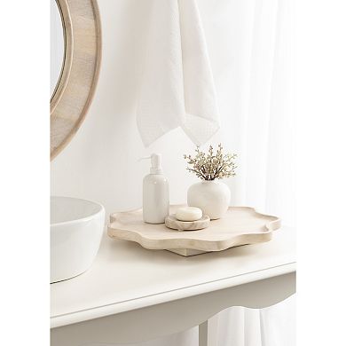 Alezar Wood Lazy Susan Tray