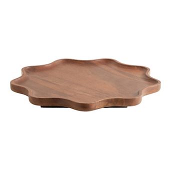 Alezar Wood Lazy Susan Tray