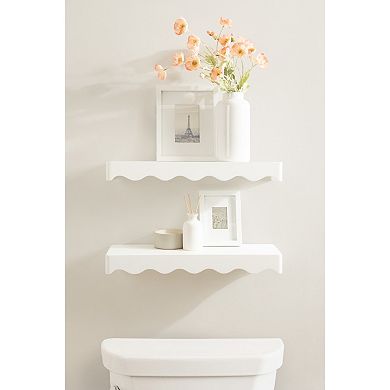 Maida Wood Floating Shelves