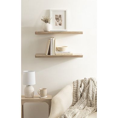Burena Wood Floating Shelves