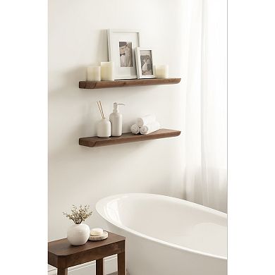 Burena Wood Floating Shelves