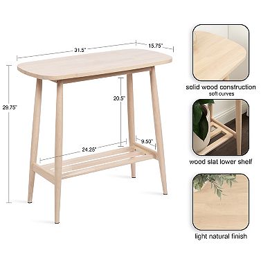 Nilas Wood Console Table