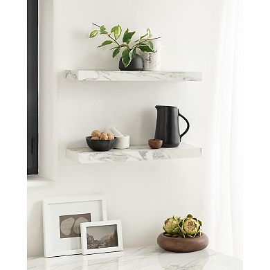 Havlock Wood Floating Shelves