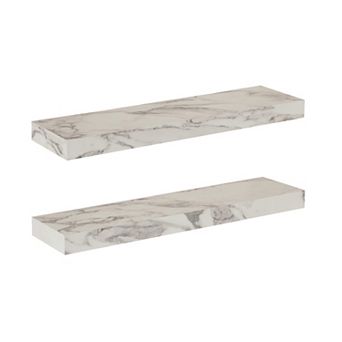 Havlock Wood Floating Corner Shelves
