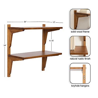 Meridien Wood Wall Shelf