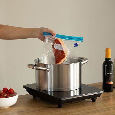 7" Cordless Vacuum Sealer, Rechargeable, Ideal for Sous Vide, Meal Prep, Keeps Food Fresh Longer