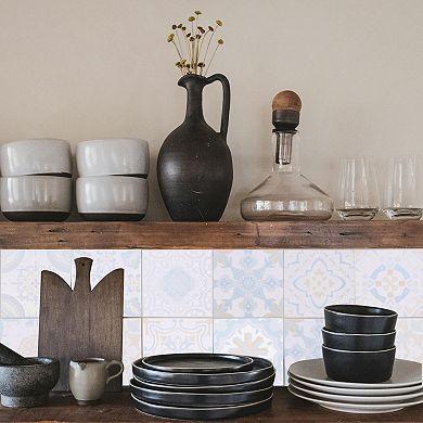 24Pcs Wall Tile Stickers, Self-Adhesive Waterproof Wallpaper, 5.91"x5.91"