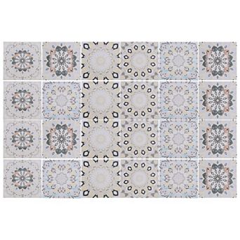 24 pc Wall Tile Stickers, Self-Adhesive Waterproof Wallpaper, 5.91"x5.91"