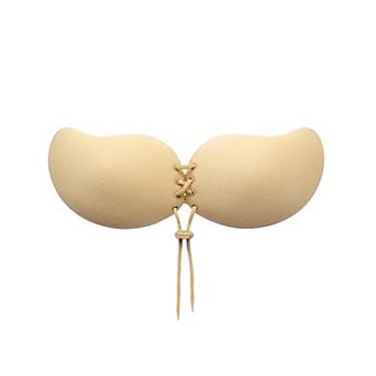 Women's Strapless Push Up Adjustable Invisible Backless Sticky Silicone Reusable Adhesive Bras