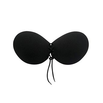Women's Strapless Push Up Adjustable Invisible Backless Sticky Silicone Reusable Adhesive Bras