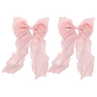 Fashion Cute Bow Hair Pins Hairdo Pins for Women 10.24"x6.69"x0.79" 2 pc