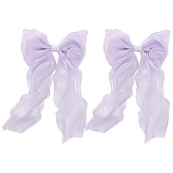 Fashion Cute Bow Hair Pins Hairdo Pins for Women 10.24"x6.69"x0.79" 2 pc