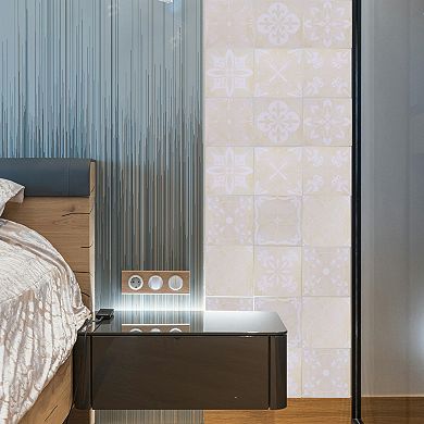 24Pcs Wall Tile Stickers, Self-Adhesive Waterproof Wallpaper, 3.94"x3.94"