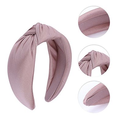 Women's Solid Tie Wide Headbands 1 Pc