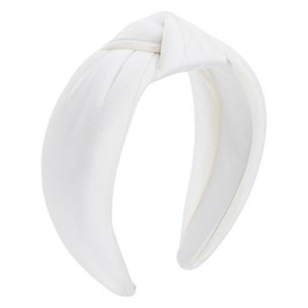 Women's Solid Tie Wide Headbands 1 pc